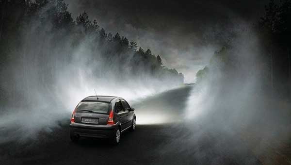 советы для безопасной езды в туман